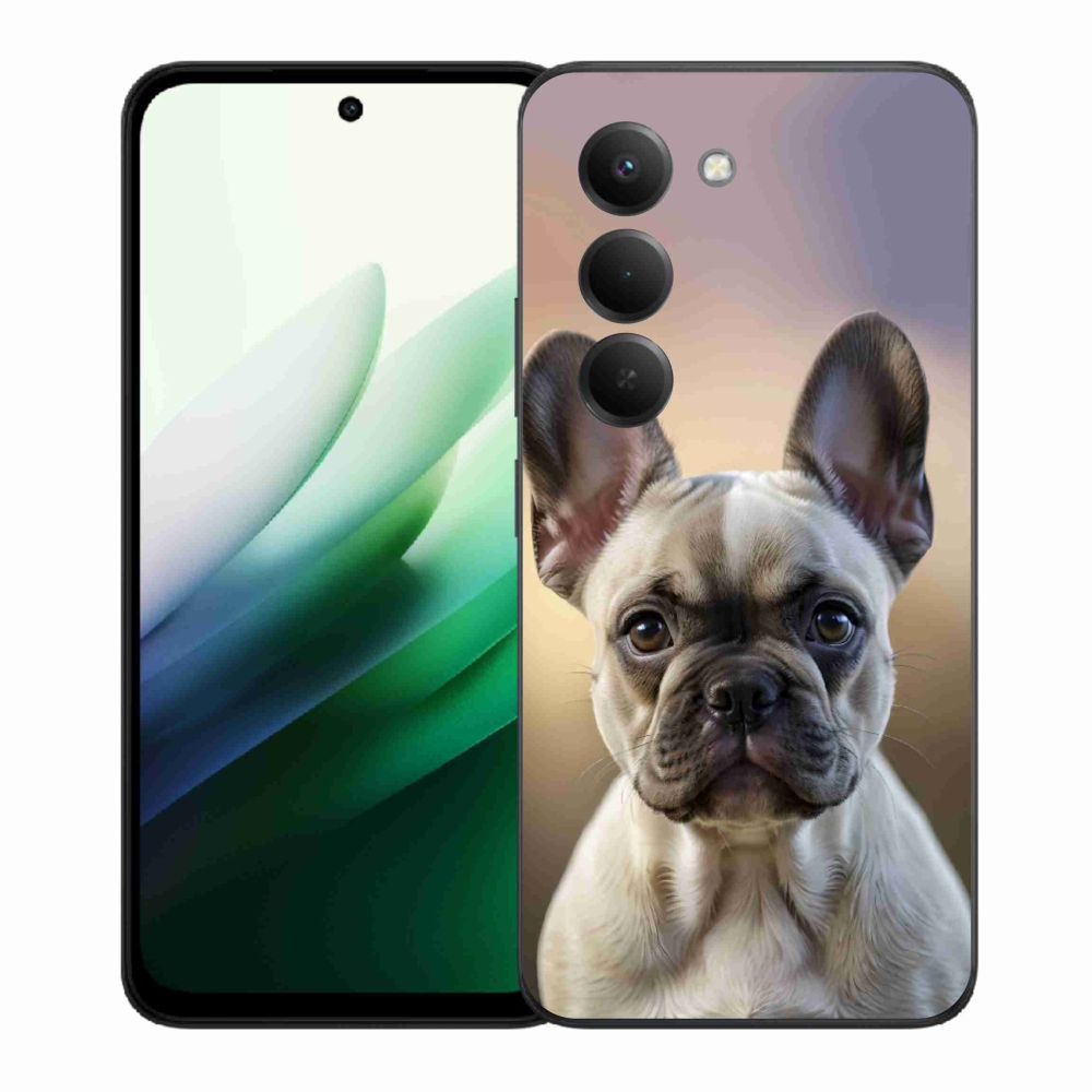 Gél borítás mmCase a Xiaomi Redmi 15 5G 169mm - aranyos francia bulldoghoz