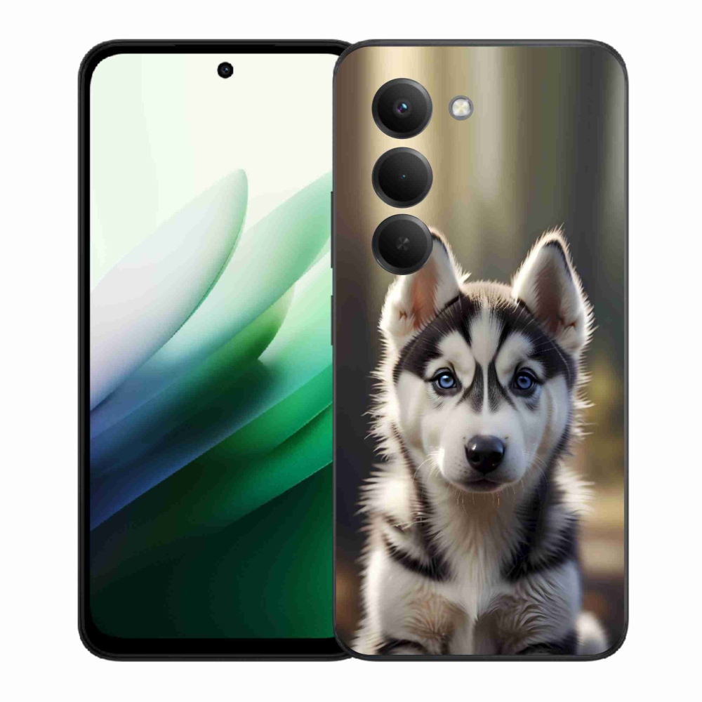 Gél borítás mmCase a Xiaomi Redmi 15 5G 169mm - aranyos szibériai huskyhoz