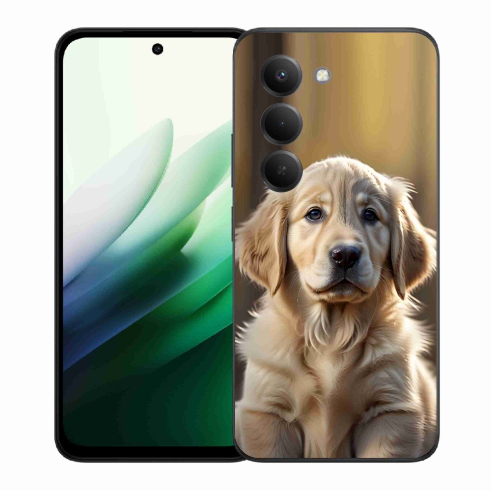 Gél borítás mmCase a Xiaomi Redmi 15 5G 169mm - aranyos arany retrieverhez