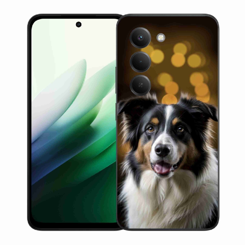 Gél borítás mmCase for Xiaomi Redmi 15 5G 169mm - mosolygó ausztrál juhászkutya