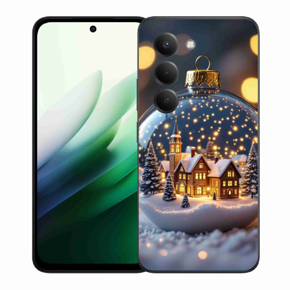 Gél borítás mmCase a Xiaomi Redmi 15 5G (169mm) - Karácsonyi gömb 4