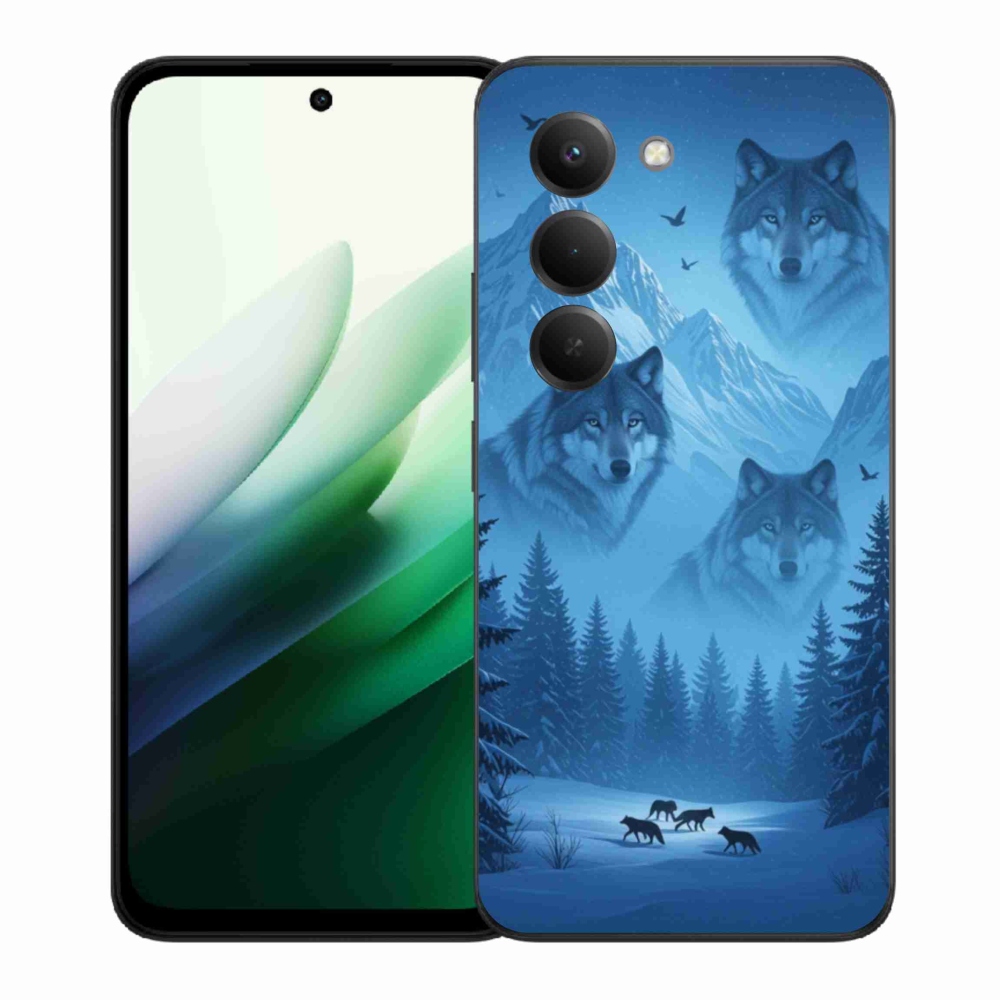 Gél borítás mmCase a Xiaomi Redmi 15 5G (169mm) - farkas csomaghoz