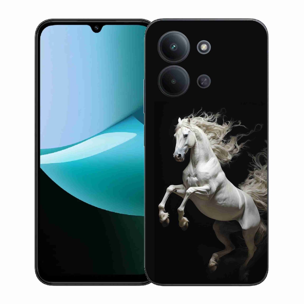 Gél borítás mmCase a Xiaomi Redmi 15C (171mm) / Poco C85 4G (171mm) - fehér ló 4