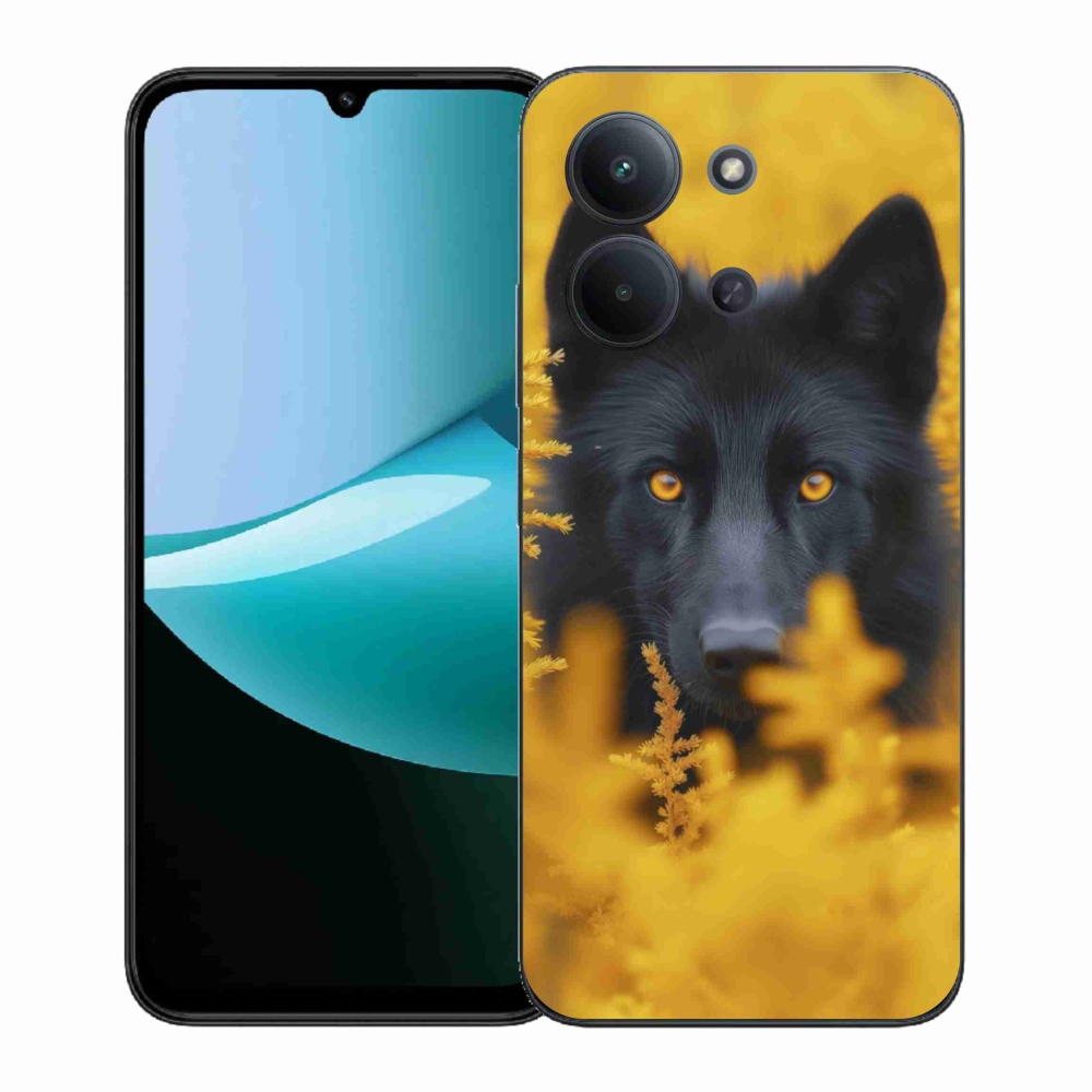 Zselés borítás mmCase a Xiaomi Redmi 15C (171mm) / Poco C85 4G (171mm) - fekete farkas 2