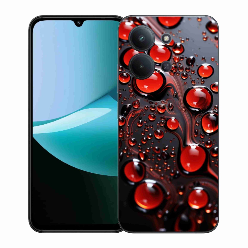 Gél borítás mmCase for Xiaomi Redmi 15C (171mm) / Poco C85 4G (171mm) - piros csepp 2