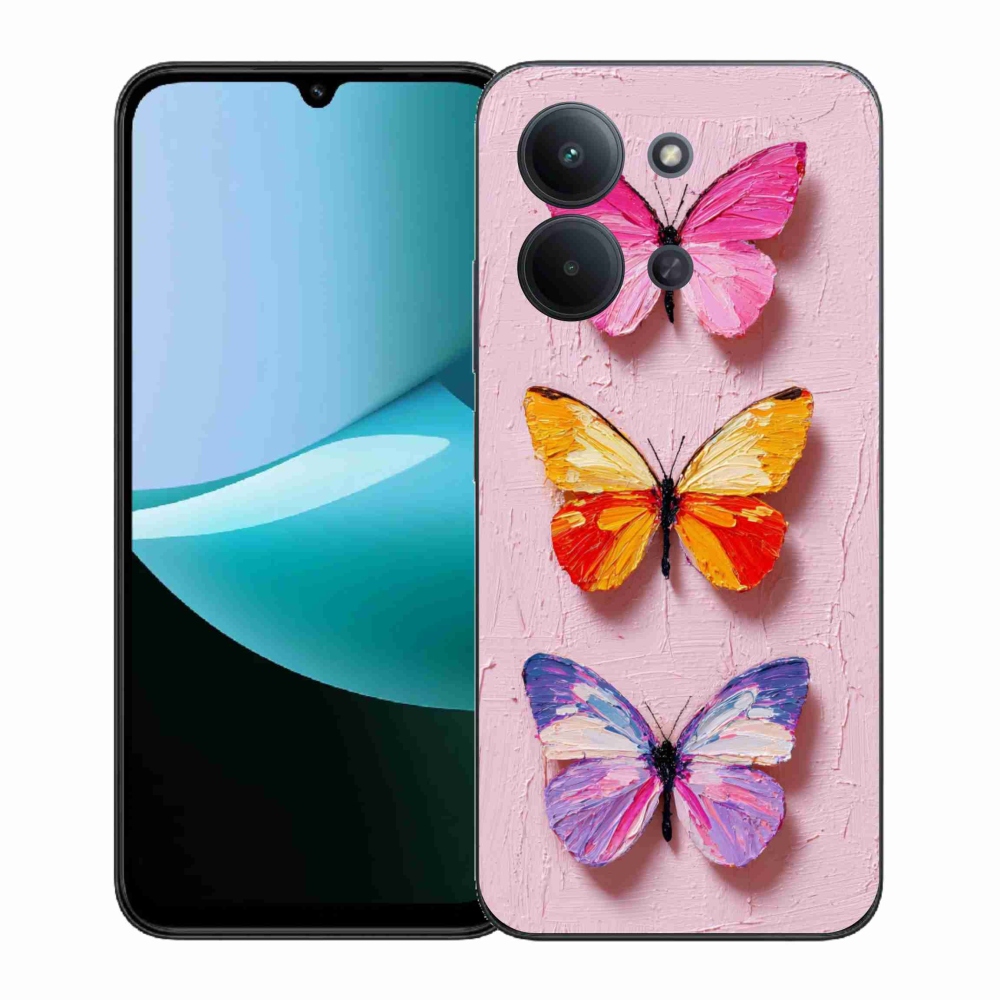 Gél borítás mmCase a Xiaomi Redmi 15C (171mm) / Poco C85 4G (171mm) - pillangó trióhoz