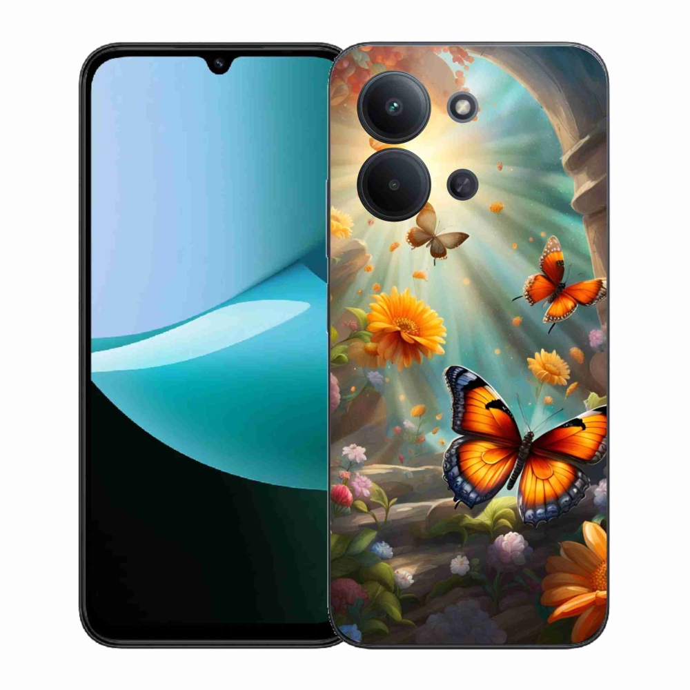 Gél borítás mmCase a Xiaomi Redmi 15C (171mm) / Poco C85 4G (171mm) - pillangókert 2