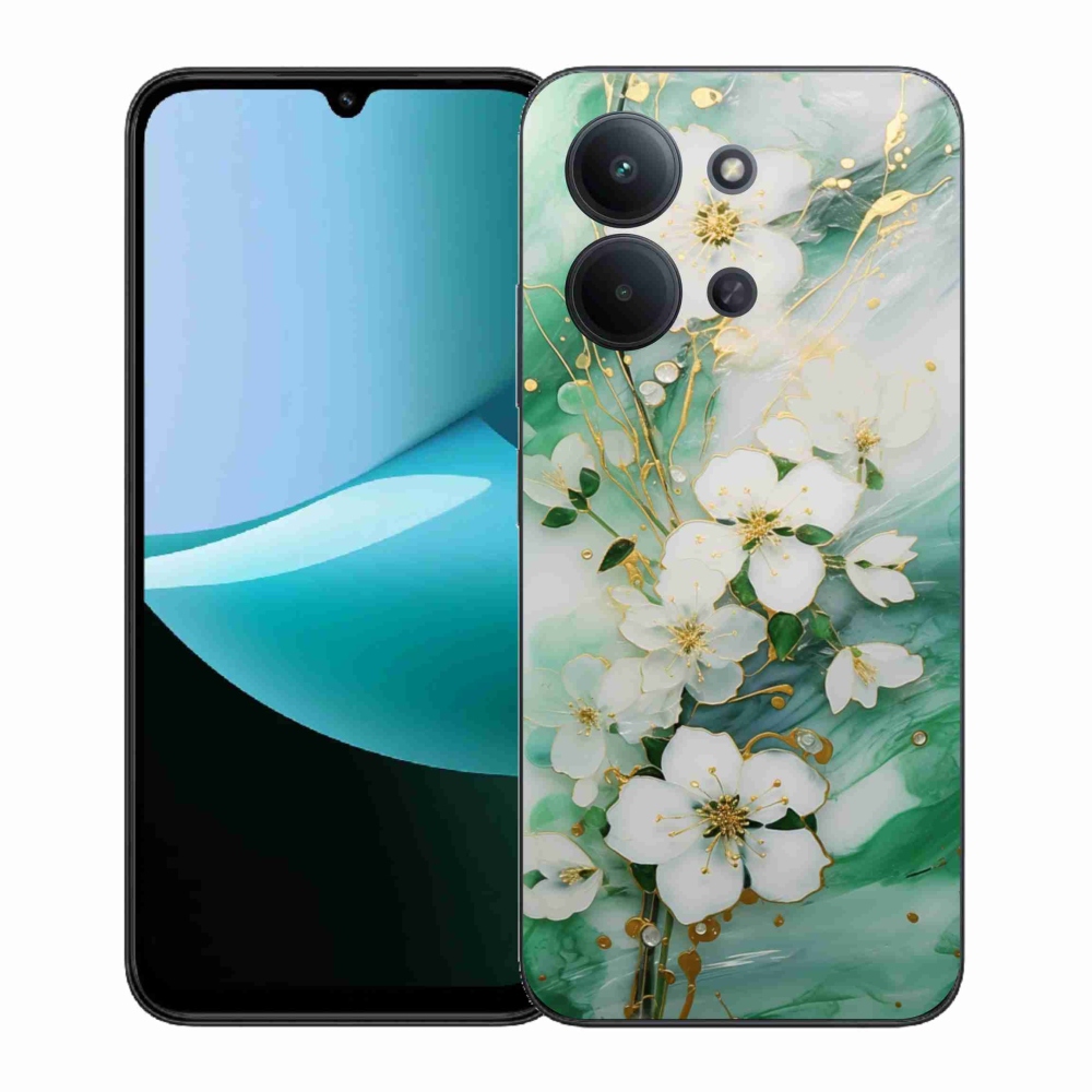 Gél borítás mmCase a Xiaomi Redmi 15C (171mm) / Poco C85 4G (171mm) - gyengéd virágokhoz