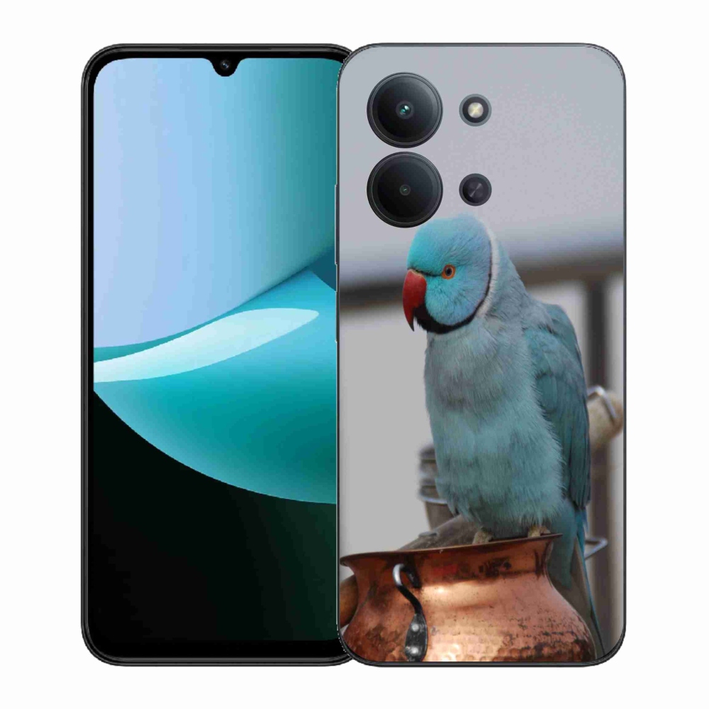 Zselés borítás mmCase a Xiaomi Redmi 15C (171mm) / Poco C85 4G (171mm) - papagáj alexander kék