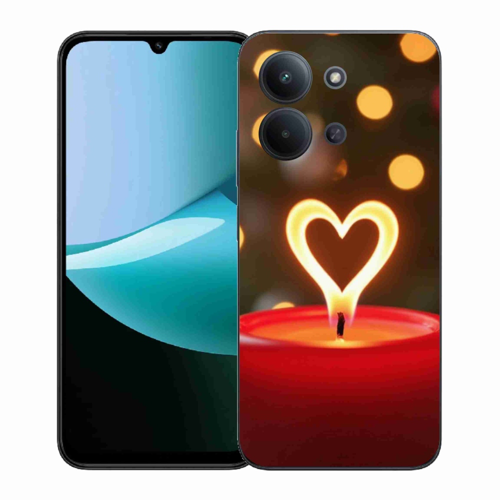 Gél borítás mmCase a Xiaomi Redmi 15C (171mm) / Poco C85 4G (171mm) - lángszívhez