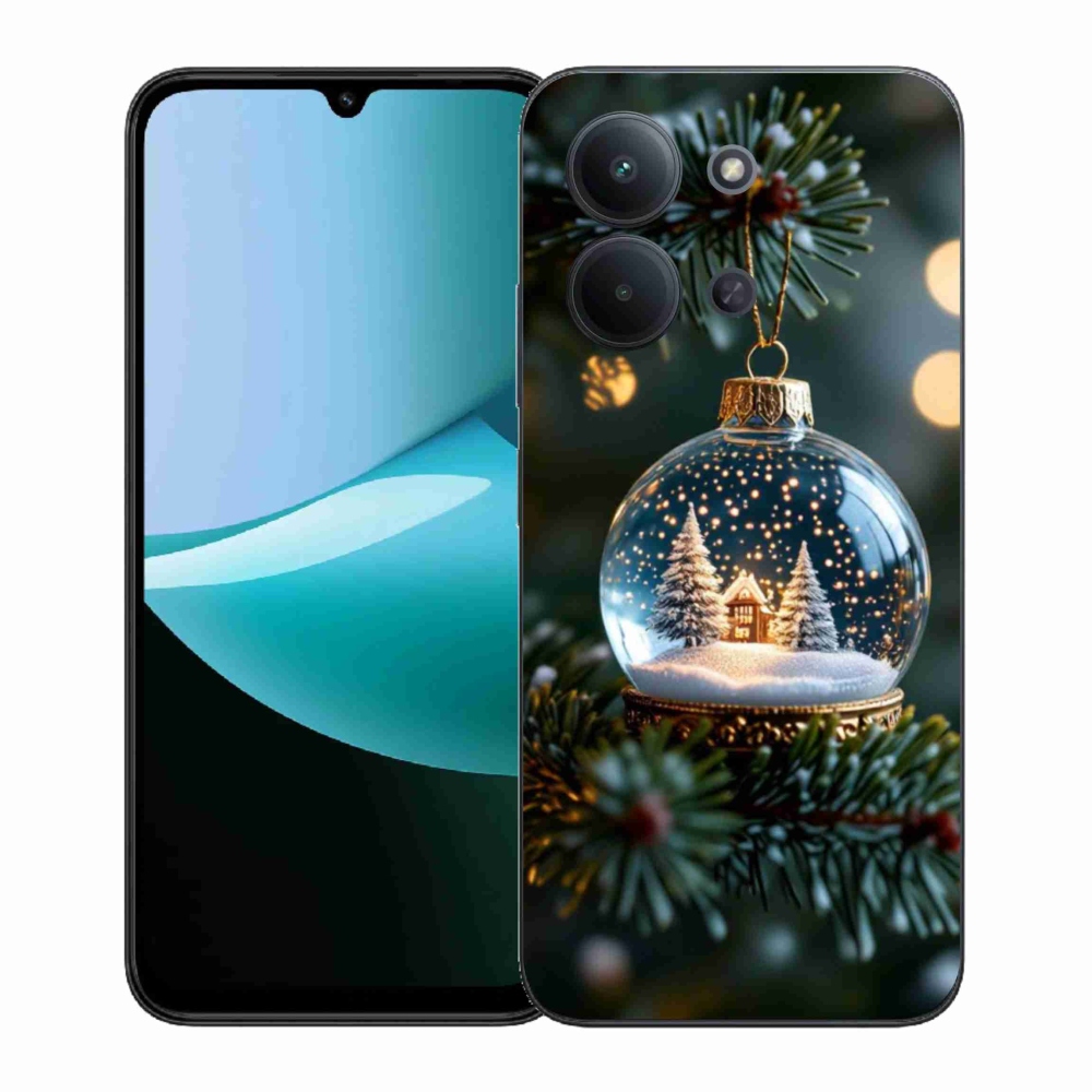 Gél borítás mmCase a Xiaomi Redmi 15C (171mm) / Poco C85 4G (171mm) - Karácsonyi gömbök 2