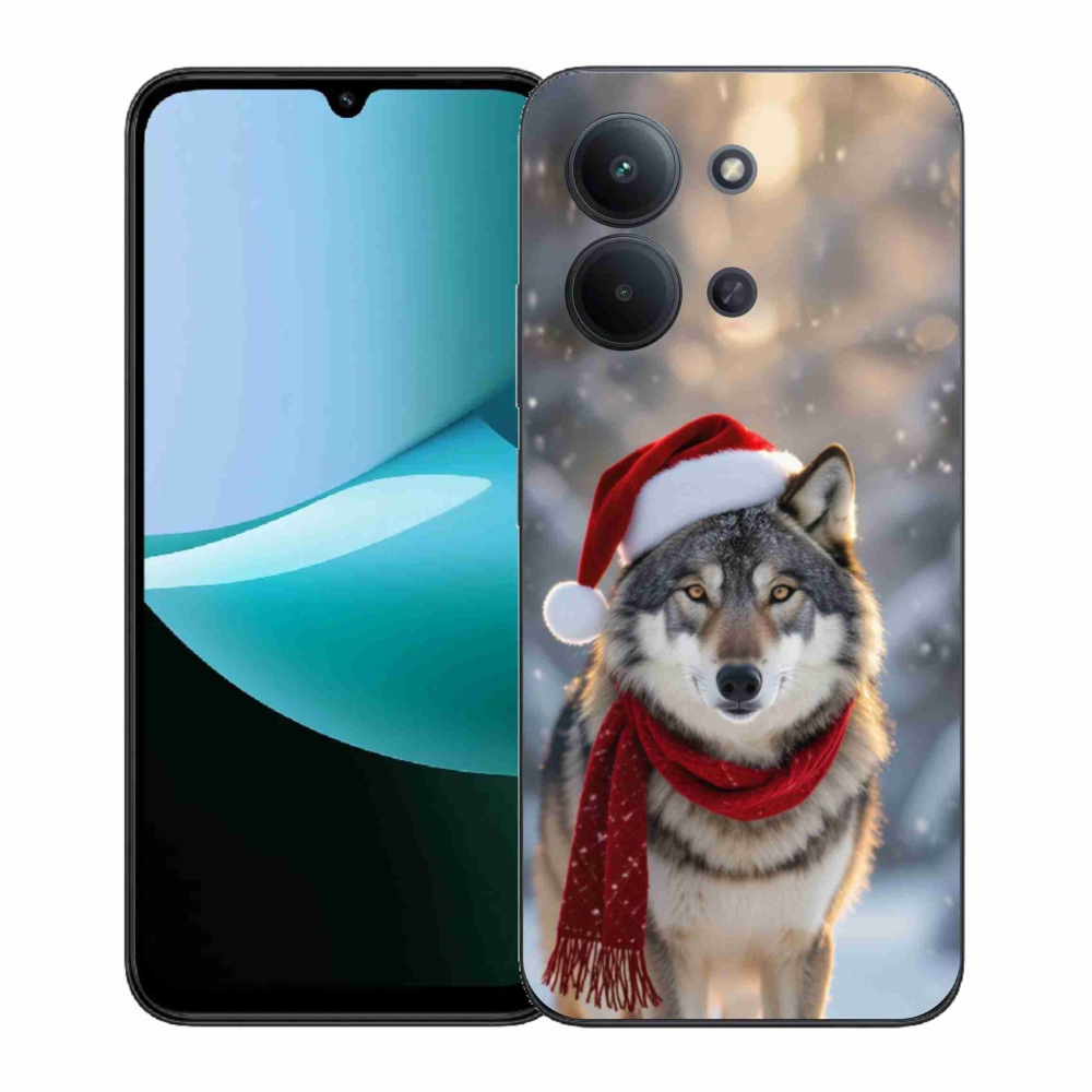 Gél borítás mmCase for Xiaomi Redmi 15C (171mm) / Poco C85 4G (171mm) - Karácsonyi farkas