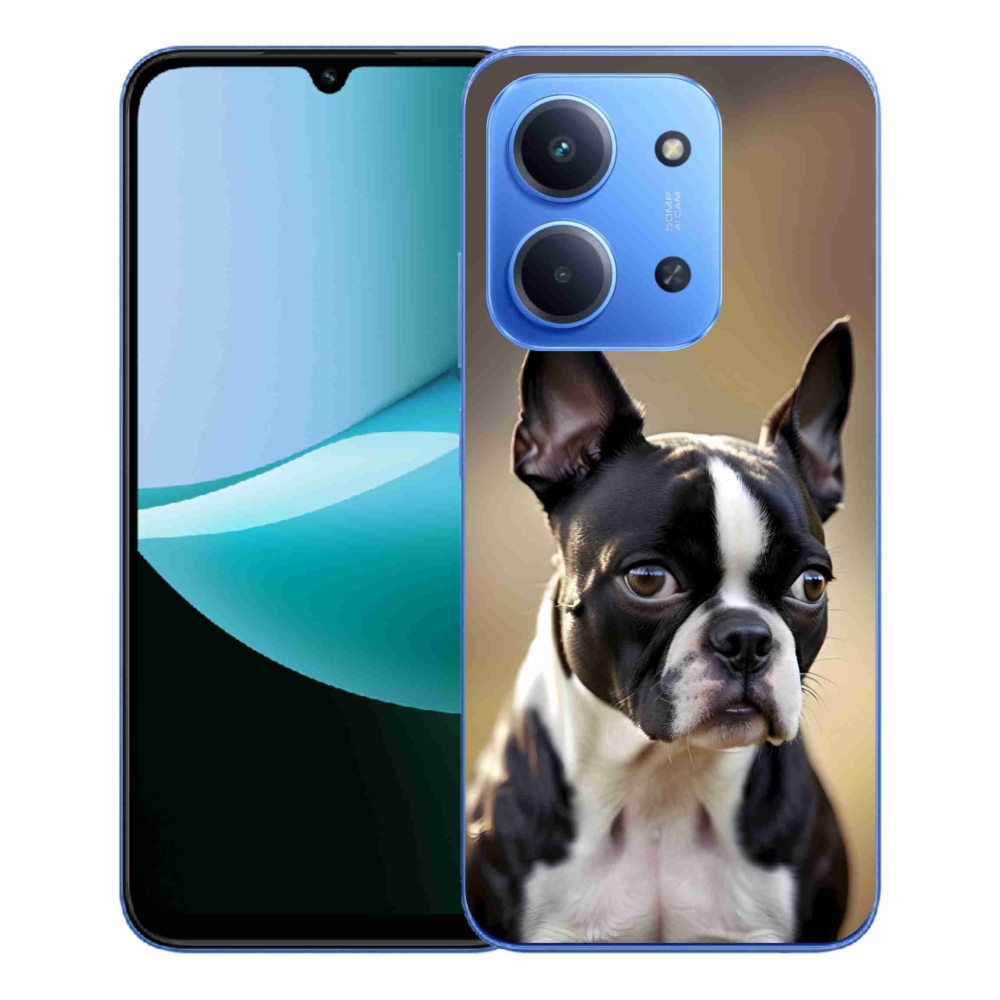 Gél borítás mmCase a Xiaomi Redmi 15C 173mm számára - Boston Terrier