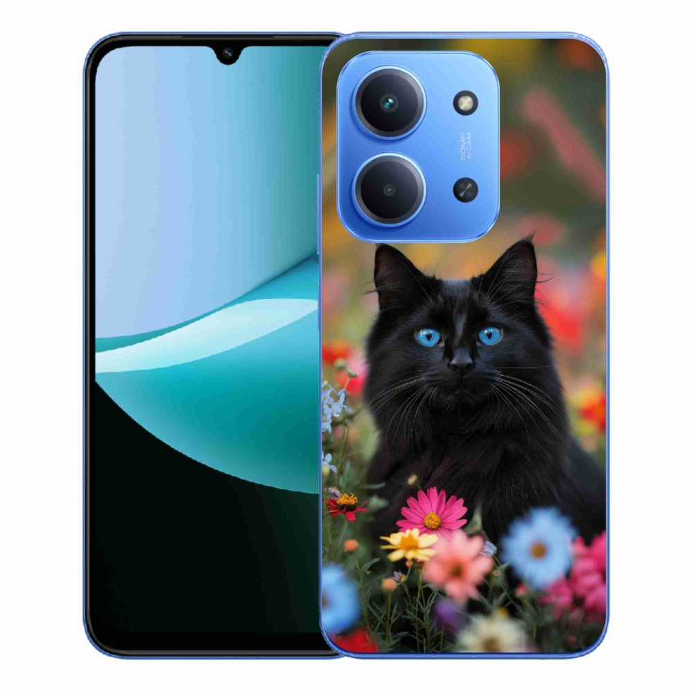 Gél borítás mmCase a Xiaomi Redmi 15C 173mm - fekete cica 4