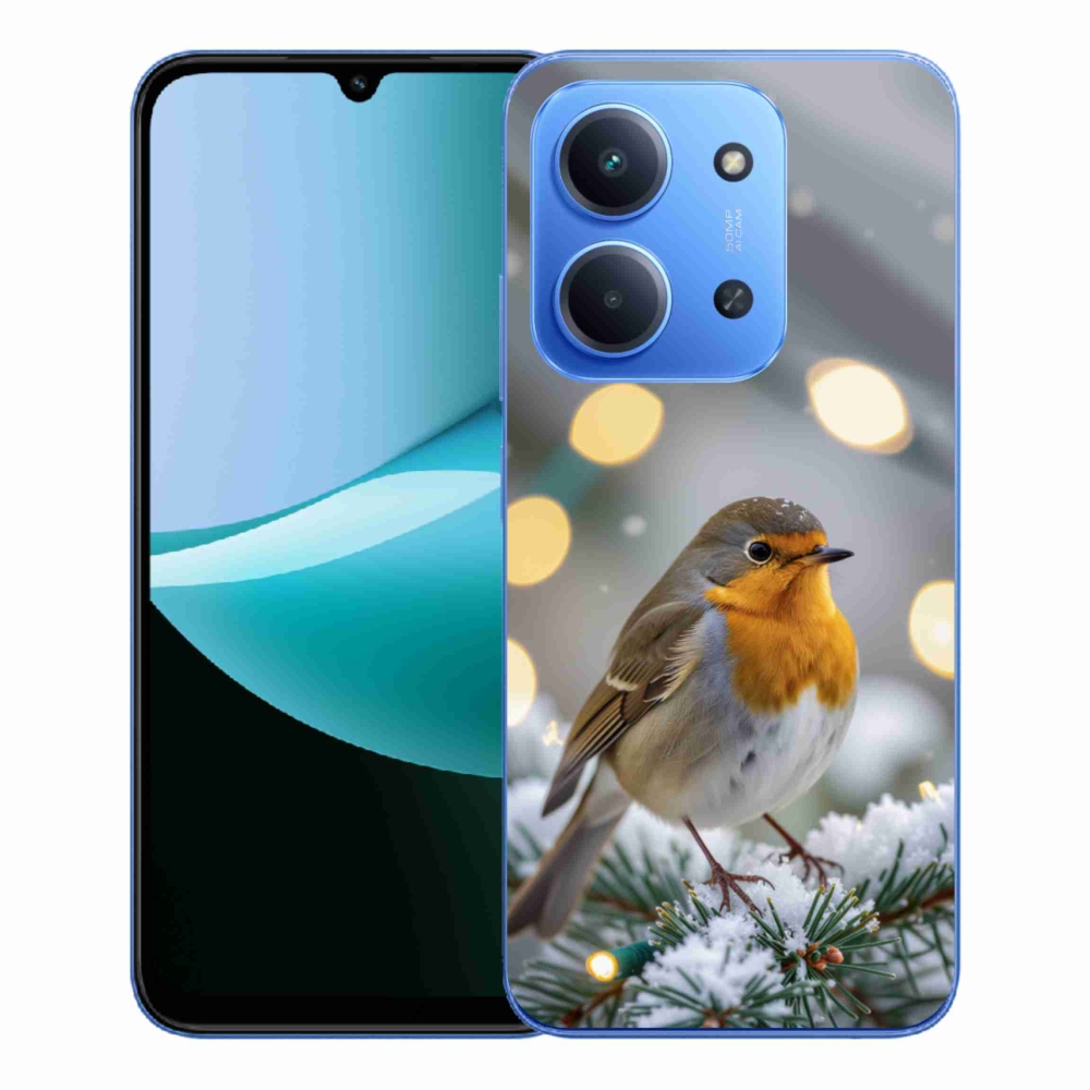 Gél borítás mmCase a Xiaomi Redmi 15C 173mm - piros télen