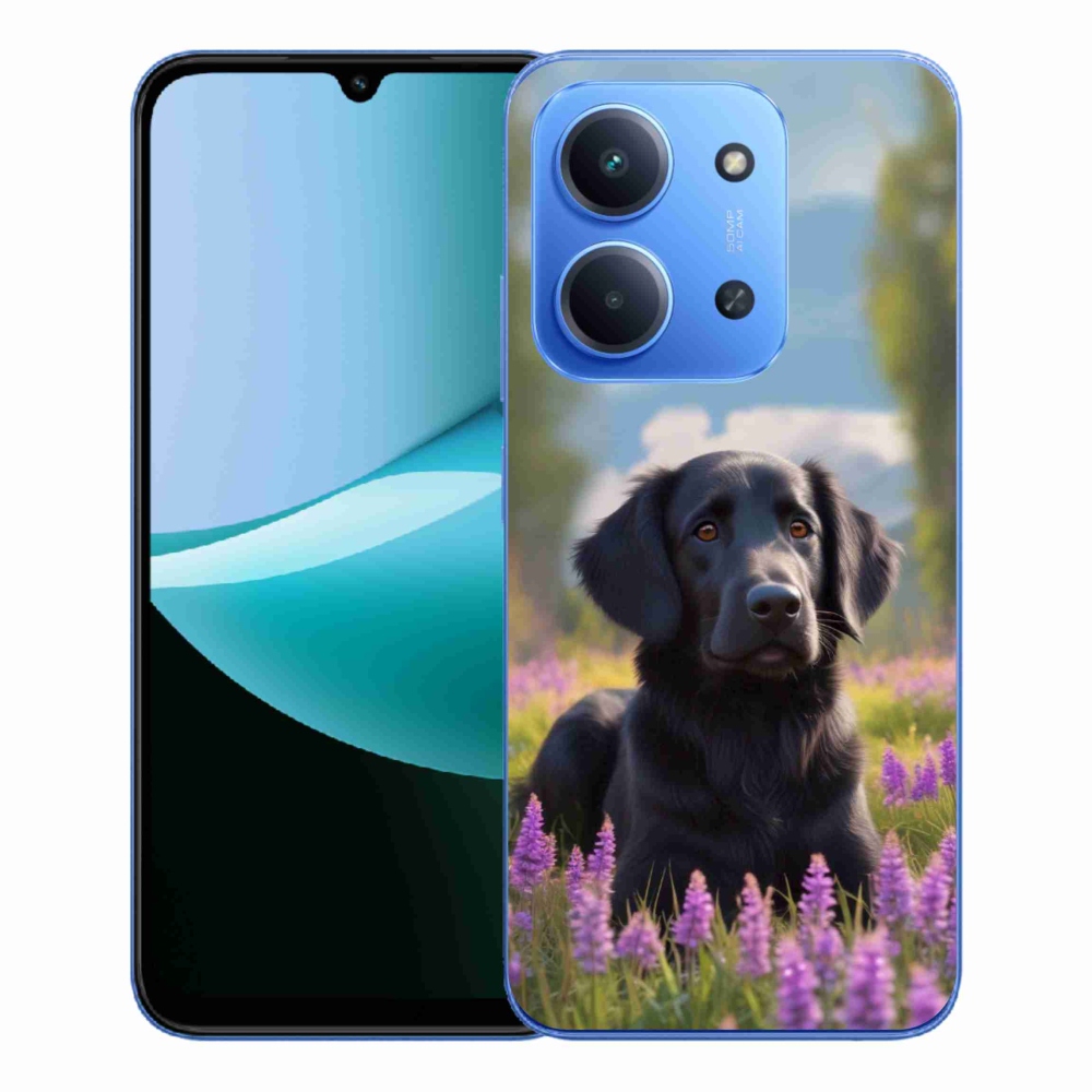 Gél borítás mmCase a Xiaomi Redmi 15C 173mm számára - elegáns fekete retriever