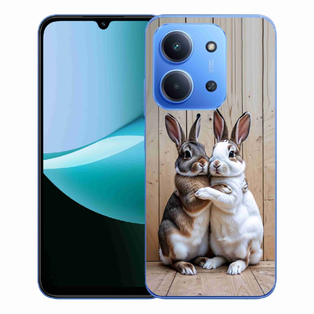 Gél borítás mmCase a Xiaomi Redmi 15C 173mm-hez - nyúlpár