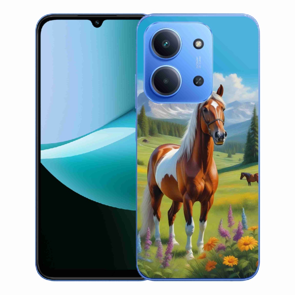 Gél borítás mmCase a Xiaomi Redmi 15C 173mm számára - ló a réten