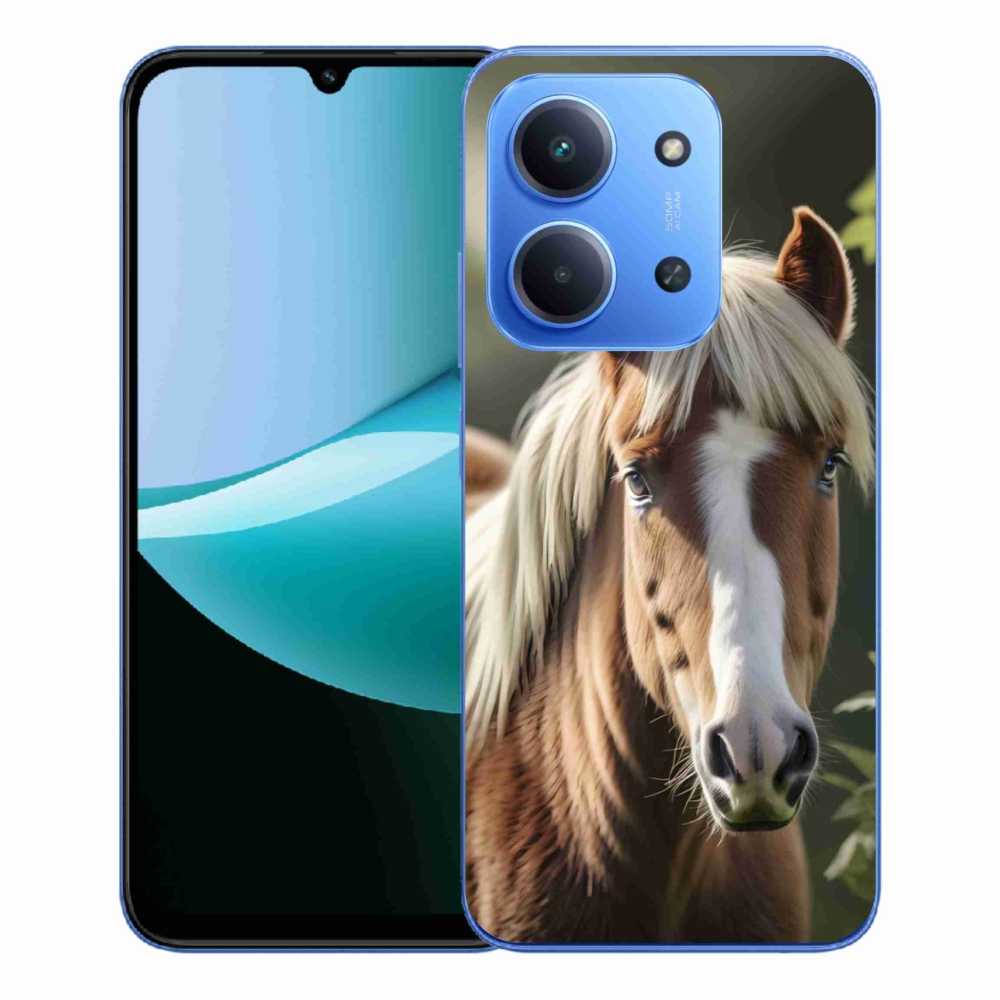 Gél borítás mmCase for Xiaomi Redmi 15C 173mm - ló könnyű sörénnyel