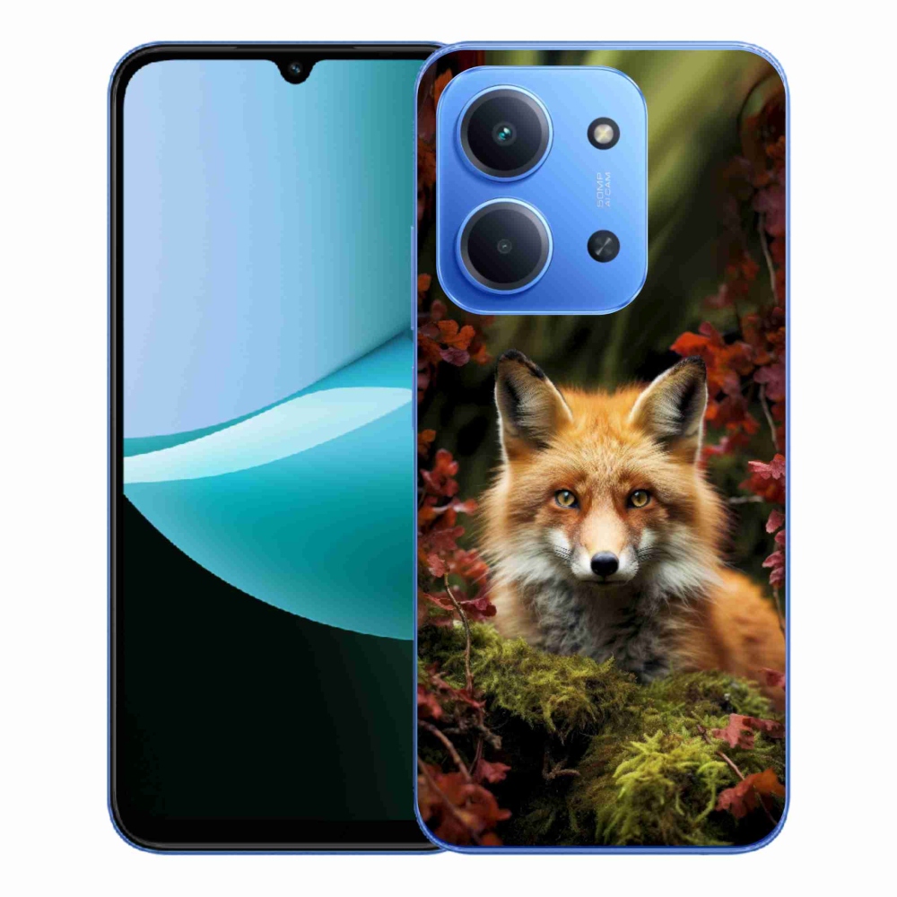 Gél borítás mmCase a Xiaomi Redmi 15C 173mm számára - róka az erdőben