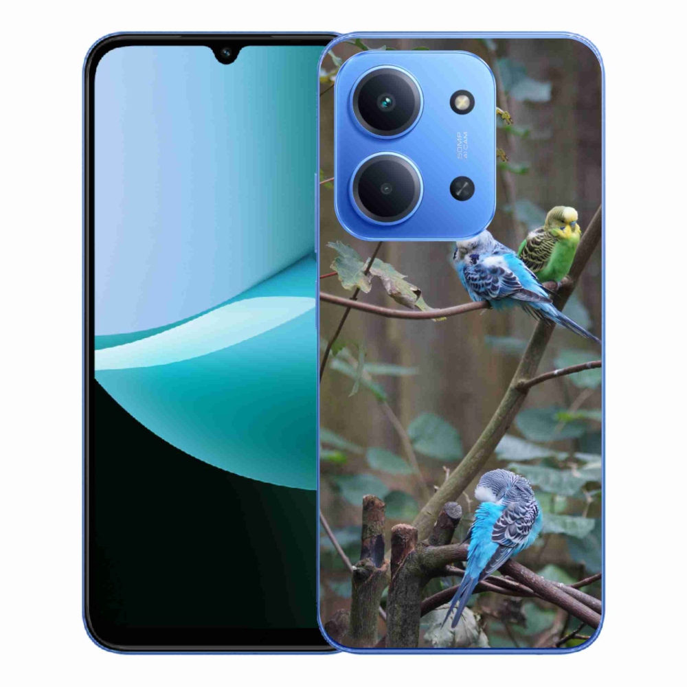 Gél borítás mmCase a Xiaomi Redmi 15C 173mm - papagájok az ágon