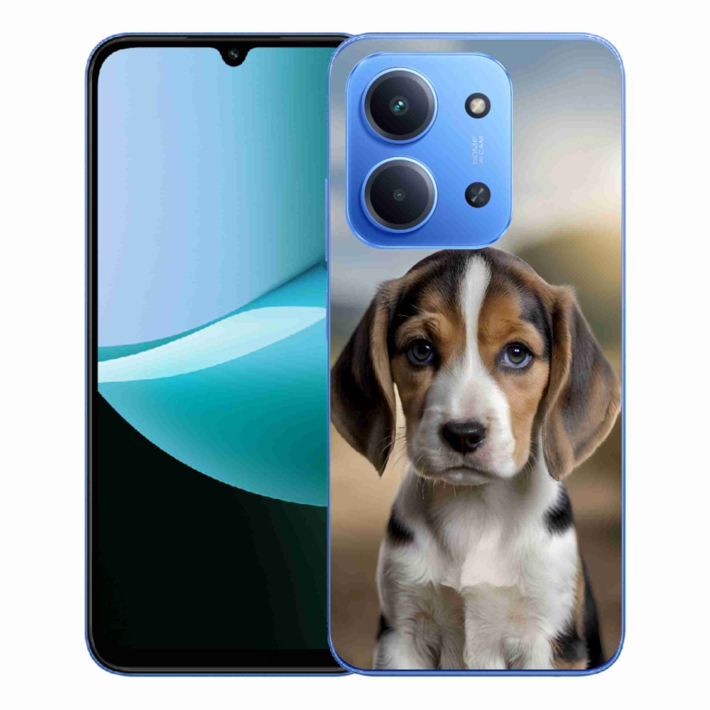 Gél borítás mmCase a Xiaomi Redmi 15C 173mm számára - aranyos beagle