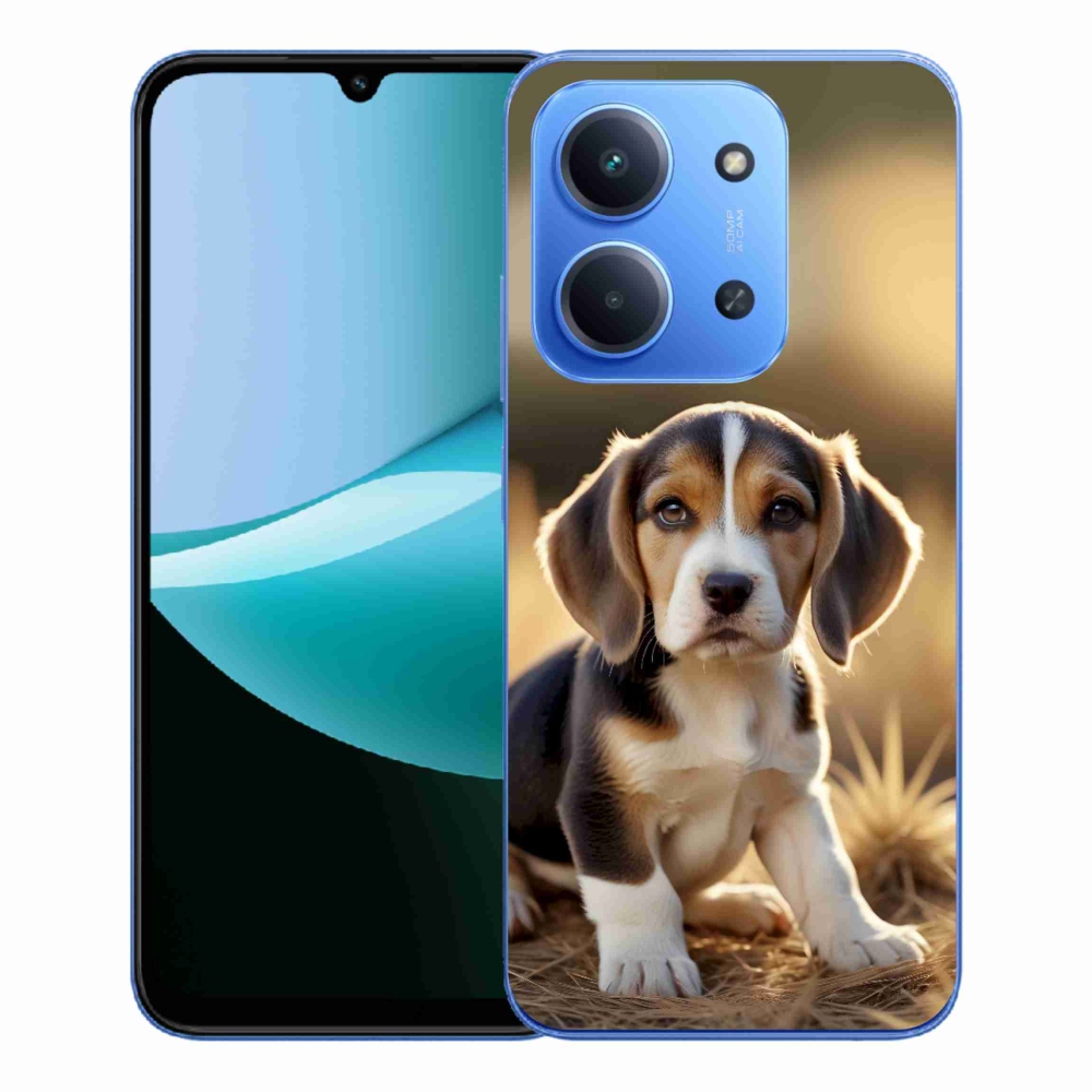 Gél borítás mmCase a Xiaomi Redmi 15C 173mm számára - aranyos beagle