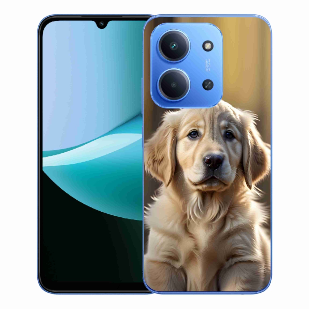 Gél borítás mmCase a Xiaomi Redmi 15C 173mm - aranyos arany retrieverhez