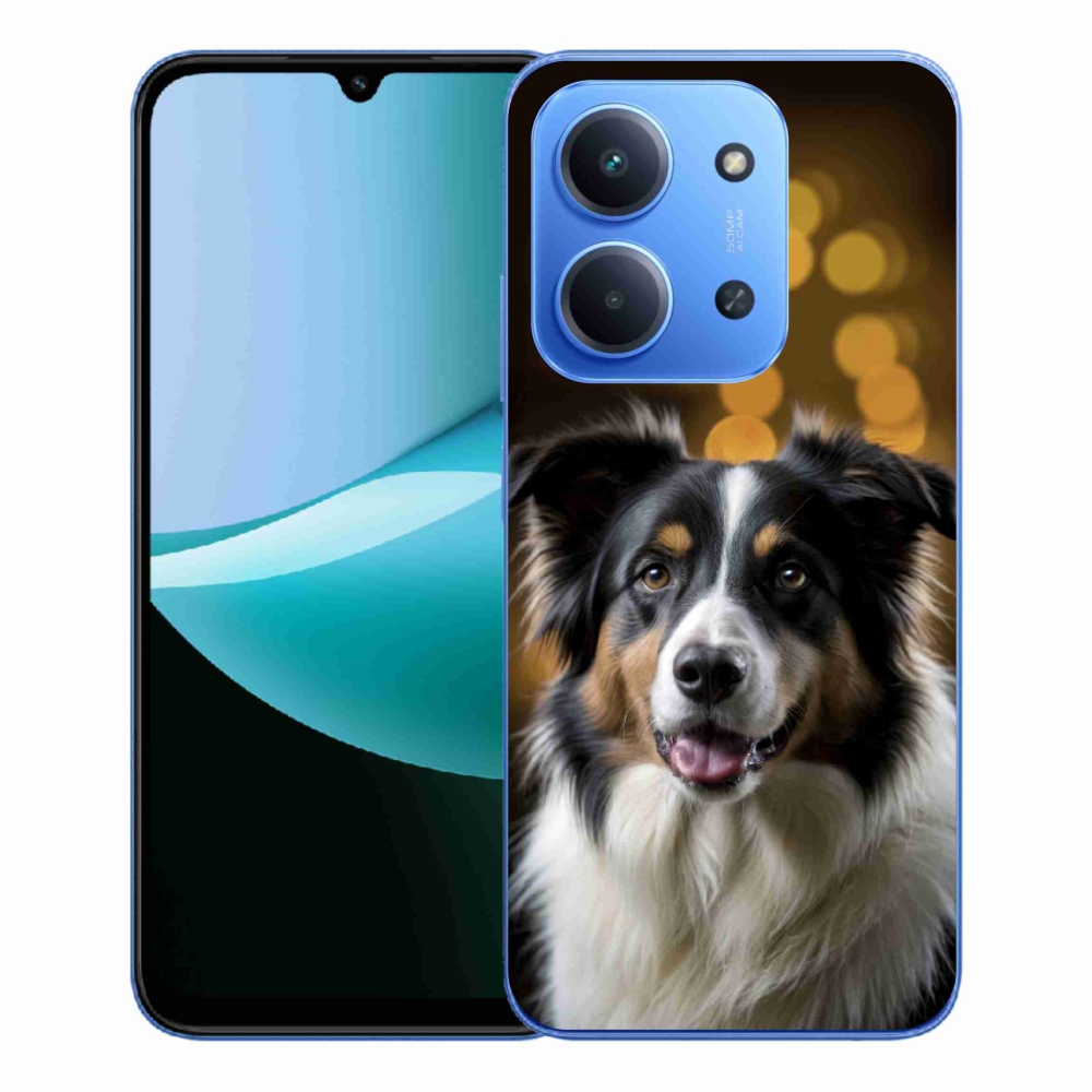Gél borítás mmCase for Xiaomi Redmi 15C 173mm - mosolygó ausztrál juhászkutya