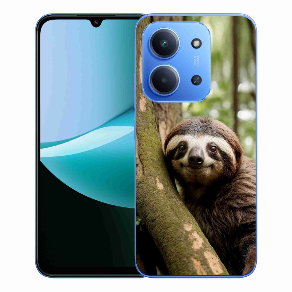 Gél borítás mmCase a Xiaomi Redmi 15C 173mm-en - mosolygó lajhár