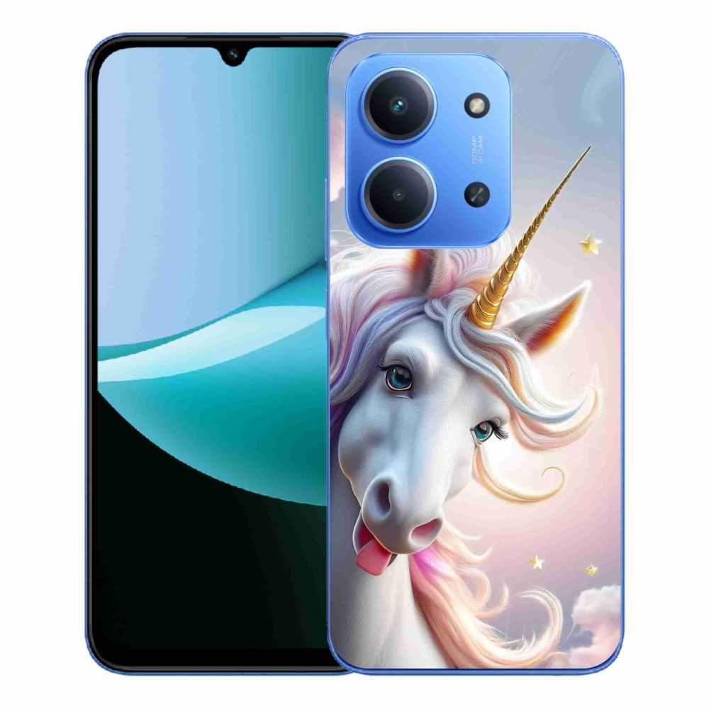 Gél borítás mmCase a Xiaomi Redmi 15C 173mm-en - vidám egyszarvú