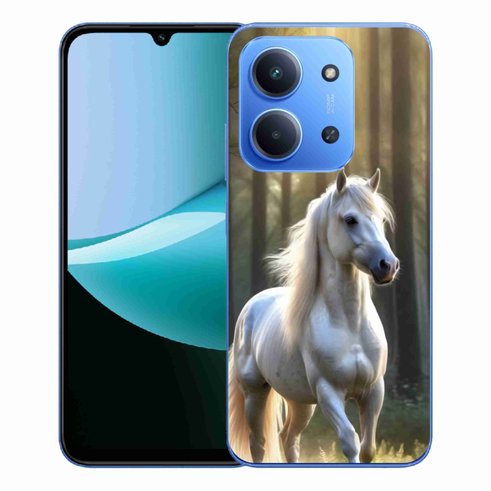 Gél borítás mmCase a Xiaomi Redmi 15C 4G/5G (173mm) - fehér ló 3