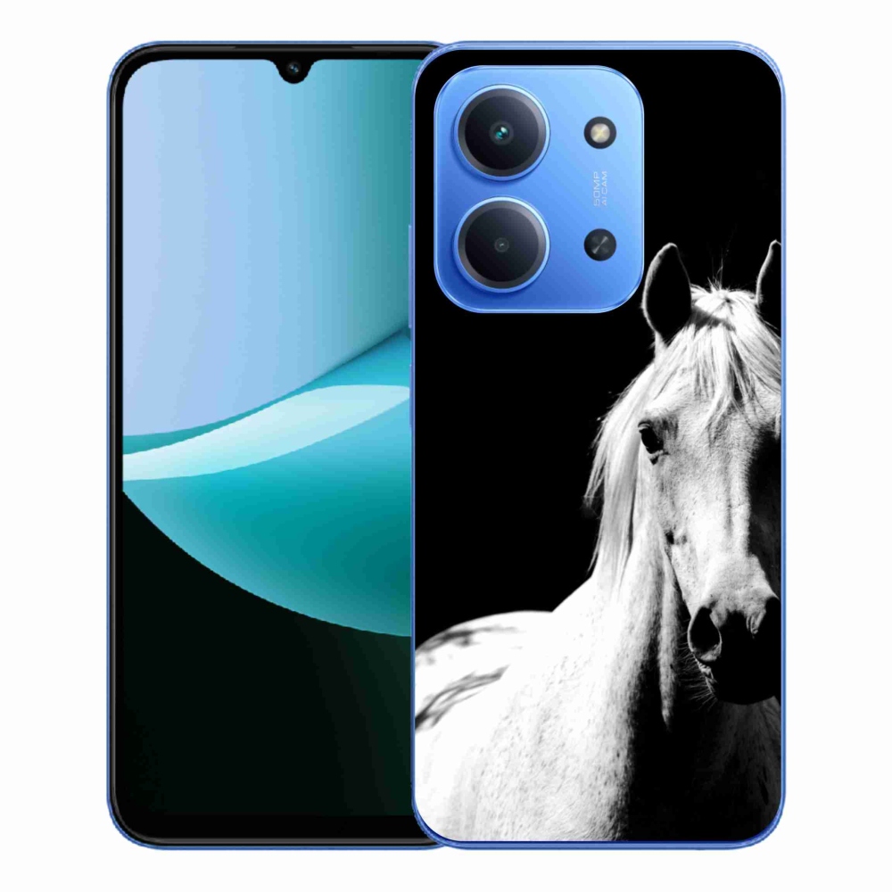 Gél borítás mmCase a Xiaomi Redmi 15C 4G/5G (173mm) - fehér ló 5