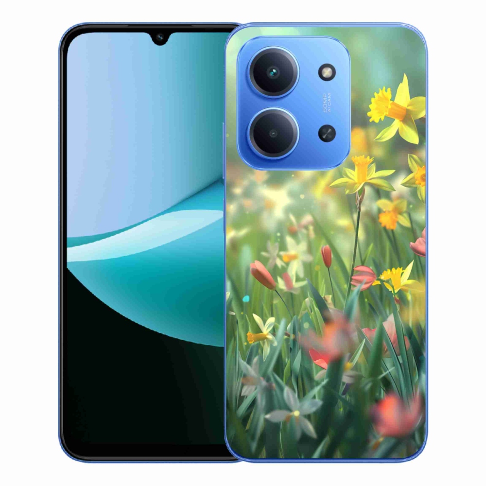 Gél borítás mmCase a Xiaomi Redmi 15C 4G/5G (173mm) - tavaszi virágokhoz