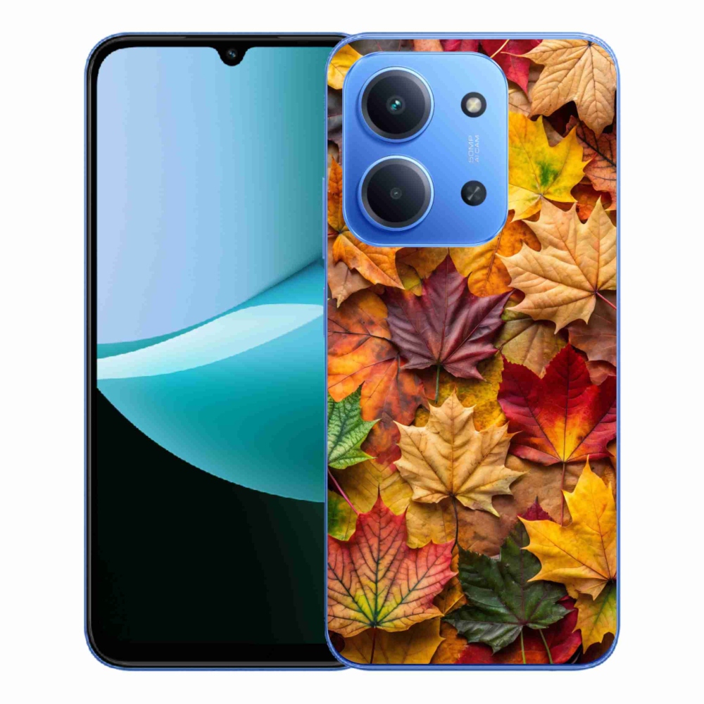 Gél borítás mmCase a Xiaomi Redmi 15C 4G/5G (173mm) - juharlevelek 2