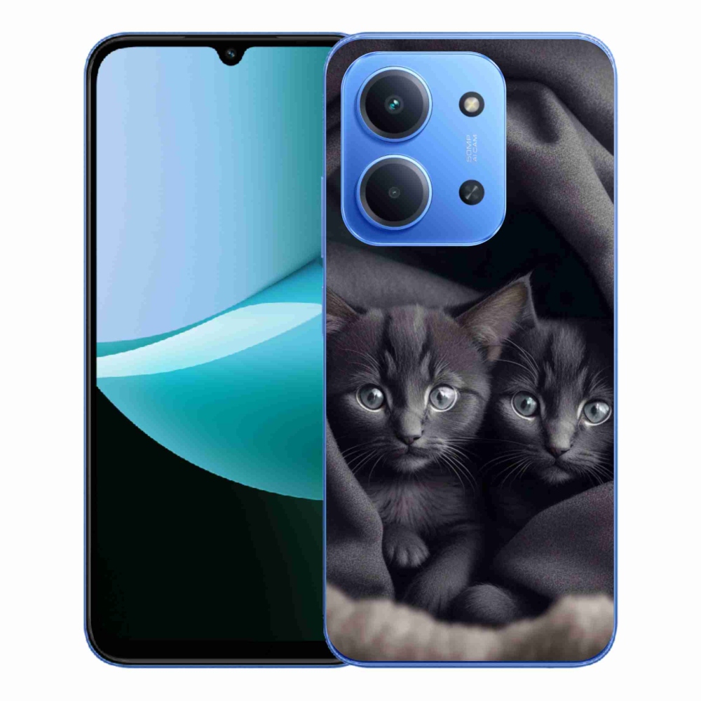 Gél borítás mmCase a Xiaomi Redmi 15C 4G/5G (173mm) - cat duo számára