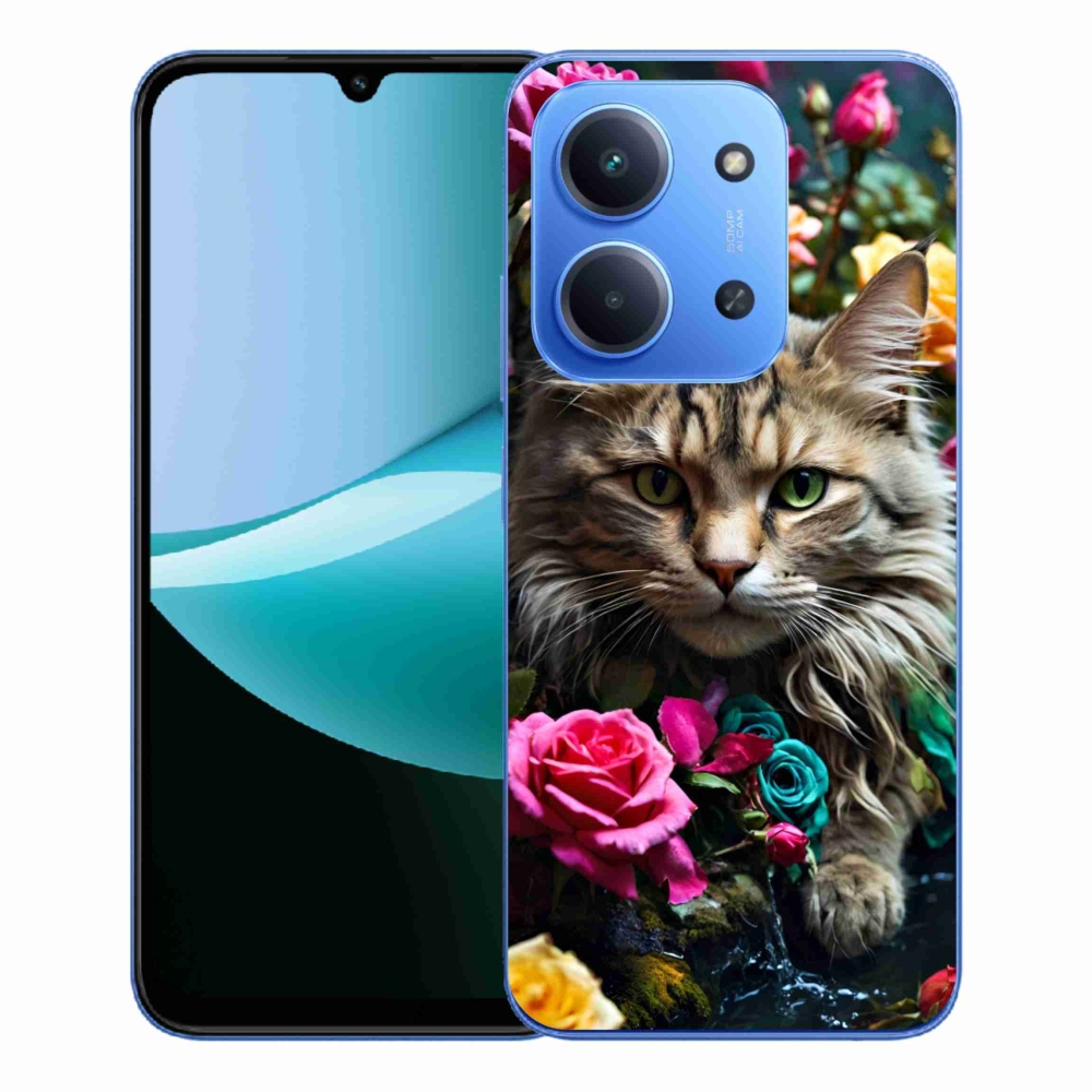 Gél borítás mmCase a Xiaomi Redmi 15C 4G/5G (173mm) - macskaszem nézet 2