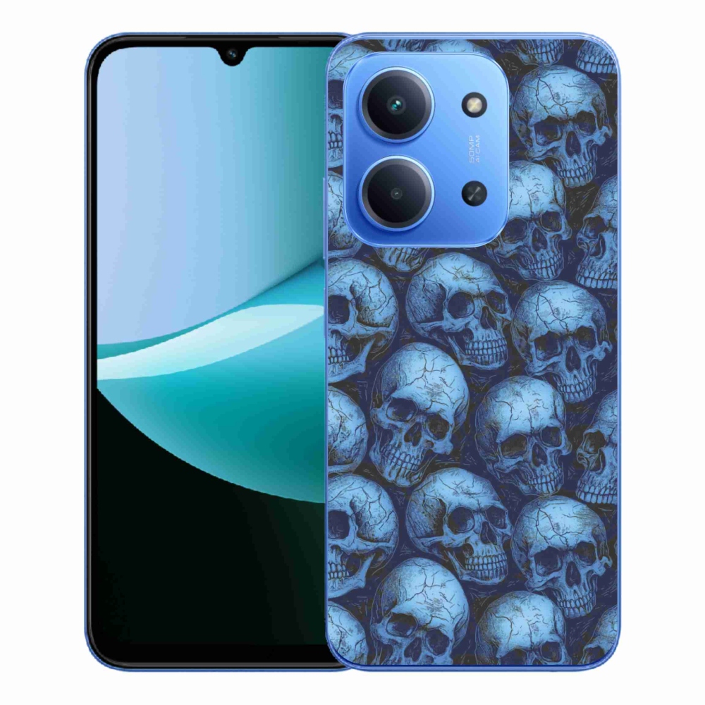 Zselés borítás mmCase a Xiaomi Redmi 15C 4G/5G (173mm) - koponyákhoz