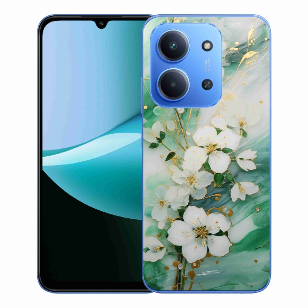 Gél borító mmCase a Xiaomi Redmi 15C 4G/5G (173mm) - finom virágokhoz