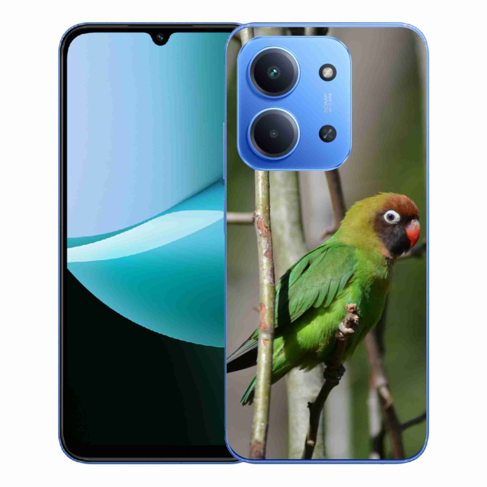 Gél borítás mmCase a Xiaomi Redmi 15C 4G/5G (173mm) - papagáj agapornis