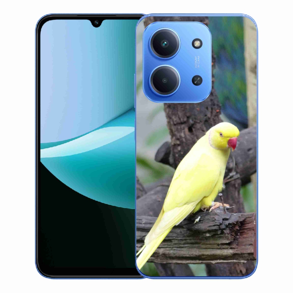 Gél borítás mmCase a Xiaomi Redmi 15C 4G/5G (173mm) - papagáj alexander sárga