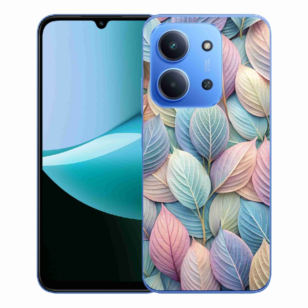 Gél borítás mmCase a Xiaomi Redmi 15C 4G/5G (173mm) - pasztell levelek