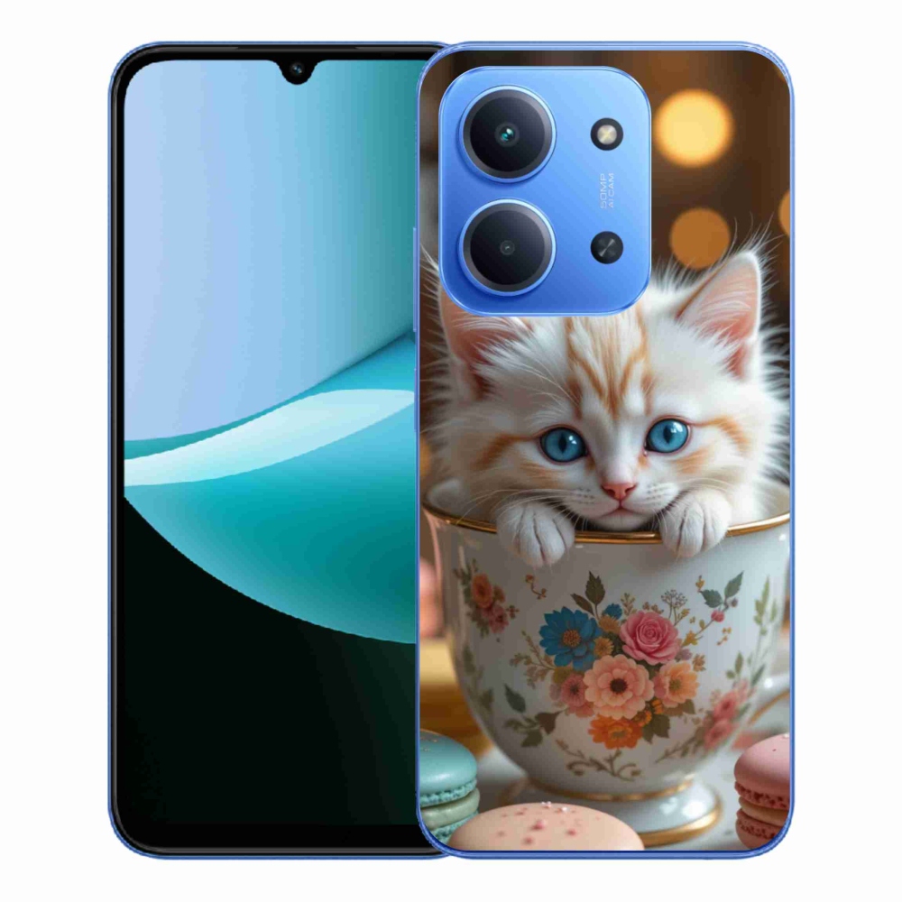 Gél borítás mmCase a Xiaomi Redmi 15C 4G/5G (173mm) - aranyos cica 6