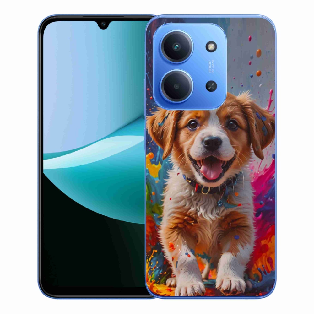 Gél borítás mmCase a Xiaomi Redmi 15C 4G/5G (173mm) - aranyos kiskutya 3