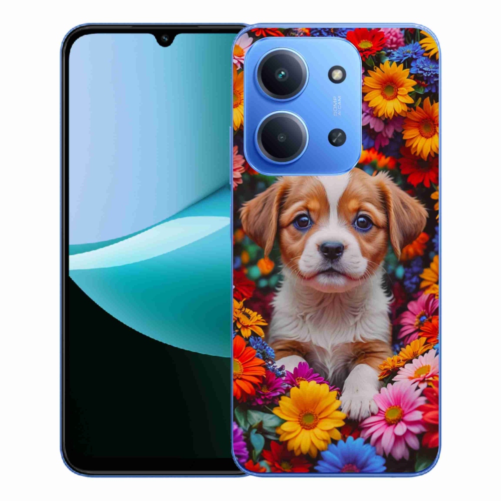 Gél borítás mmCase a Xiaomi Redmi 15C 4G/5G (173mm) - aranyos kiskutya