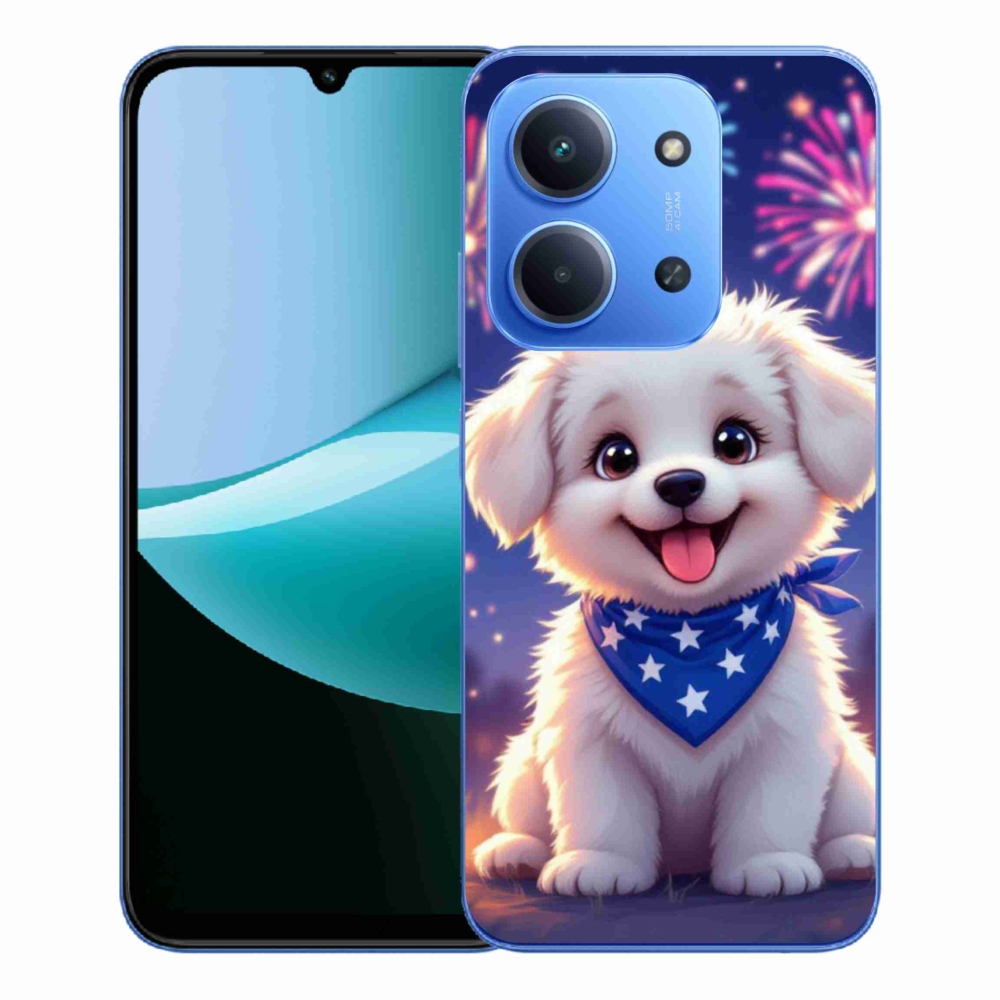 Gél borítás mmCase a Xiaomi Redmi 15C 4G/5G (173mm) - ünnepi kölyökkutyakölyökhöz