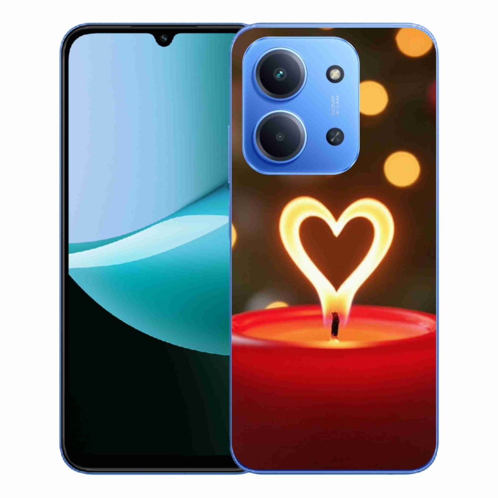 Gél borítás mmCase a Xiaomi Redmi 15C 4G/5G (173mm) - lángszívhez