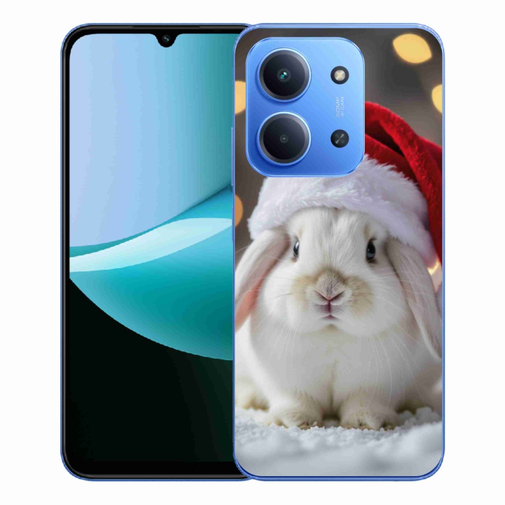 Gél borítás mmCase a Xiaomi Redmi 15C 4G/5G (173mm) - Karácsonyi nyúl