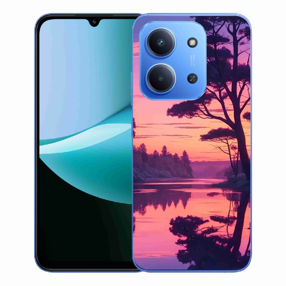 Gél borítás mmCase a Xiaomi Redmi 15C 4G/5G (173mm) - naplemente a tó felett