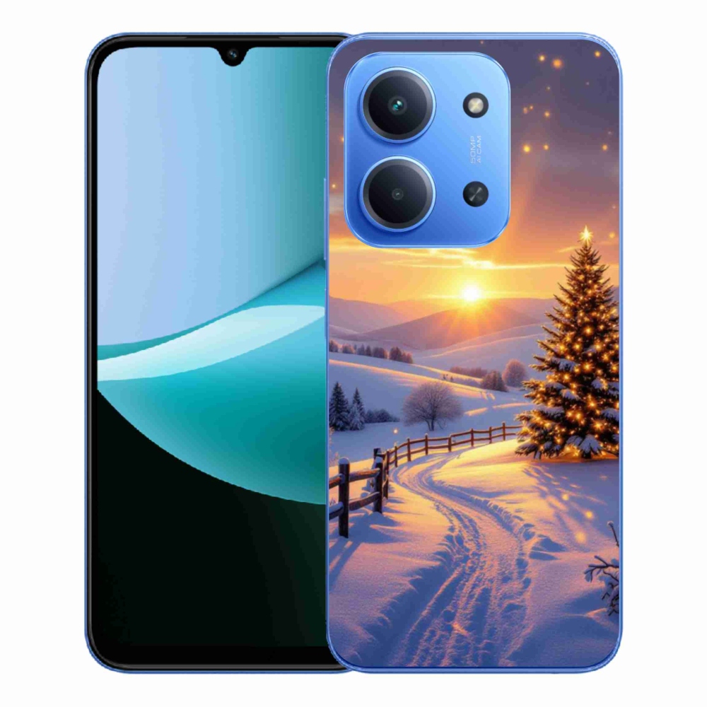 Gél borítás mmCase a Xiaomi Redmi 15C 4G/5G (173mm) - téli tájképhez